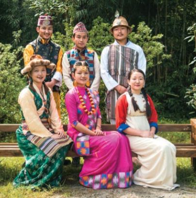 traditional dress of Sikkim worn by different community